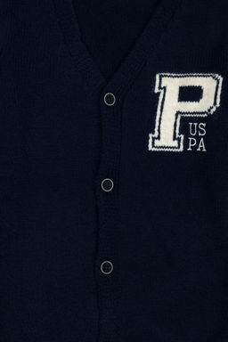 U. S. Polo Assn Темно-синий трикотажный кардиган для мальчика - U.s. polo assn фото 9
