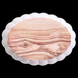 Поднос овальный 41х29 см / BV3426 /уп 80/ волнистый край - ГалеонТрейд фото 2