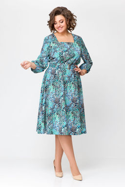 Блуза Swallow 803.2 черный+серебряный узор фото 1013