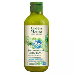 Green Mama Бальзам-кондиц."Фиторегенерация"от выпадения волос с морскими водоросл. 400мл