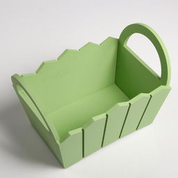 Кашпо деревянное 25,516,517,5 см Мария, ручки боковые, МДФ, оливка - Дарим красиво фото 4