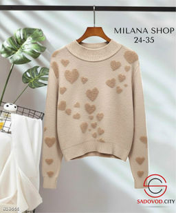 Кофта женская с сердечками - Bruno фото 2