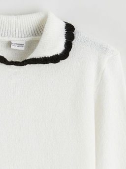 Polo Yaka K?z ?ocuk Kazak