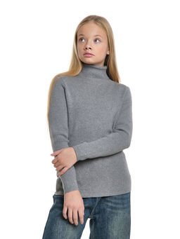 Джемпер (водолазка) лапша 33-12246 темно серый