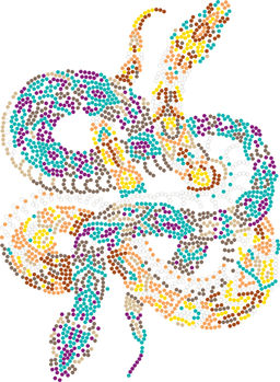 Кристальная (алмазная) мозаика ФРЕЯ ALBP-278 постер Сплетение 30 х 30 см