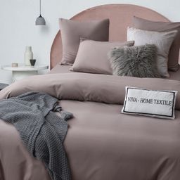 Комплект постельного белья Однотонный Сатин на резинке CSR036 2 спальный 70-70 2 шт;50-70 2 шт - Ситрейд фото 3