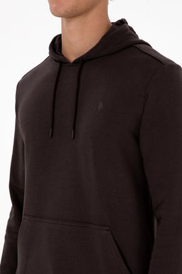 Erkek Koyu Kahverengi Basic Sweatshirt - U.s. polo assn фото 7