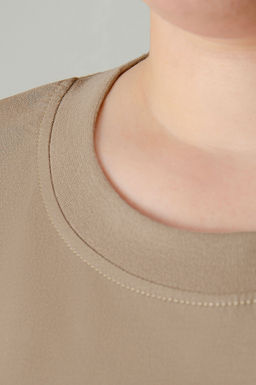 Арт. 31137 Футболка женская оверсайз 50-58 (5 шт) Цвет:бежевый - Калинка фото 23