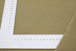 Муслин двухслойный с эффектом жатости цв.Оливково-бежевый, ш.1.35м, хлопок-100%, 110гр/м.кв - Купава фото 2