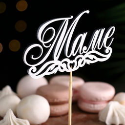 Топпер для торта «Маме»