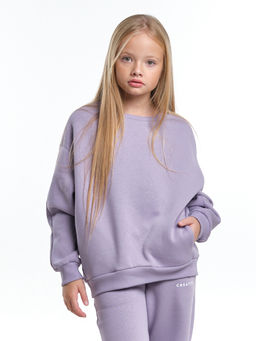 Костюм спортивный для девочки теплая школьная форма с начесом 22-7318 черный - Mini maxi фото 8