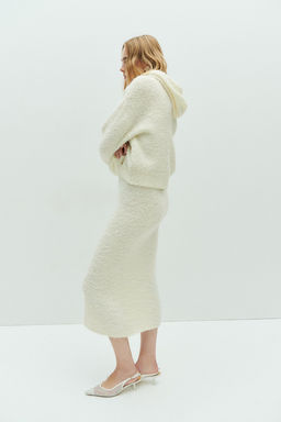 Falda midi en punto boucle - H&m фото 5