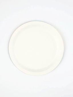 Цена за 10 шт. Тарелка одноразовая новогодняя «Лошадка в шапке», 18 см