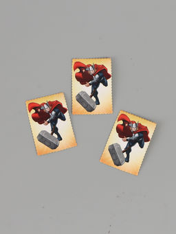 Цена за 2 шт. Наклейки для подарков «Супергерои», 42 штуки в коробке, 3 × 4 см