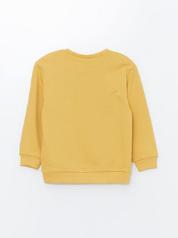 Bisiklet Yaka Bask?l? Erkek Bebek Sweatshirt - Waikiki фото 2