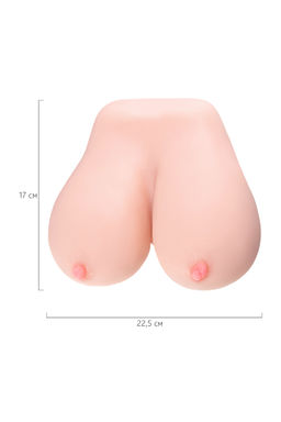 Мастурбатор реалистичный TOYFA Juicy Pussy Fleshy teaser, TPE, телесный