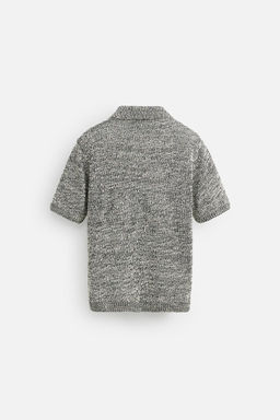 SHINY KNIT POLO SHIRT - Zara фото 8