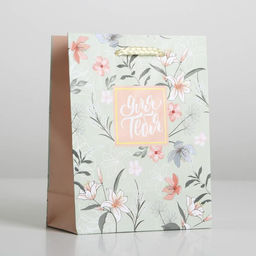 Пакет ламинированный Just for you, S 12 х 15 х 5,5 см
