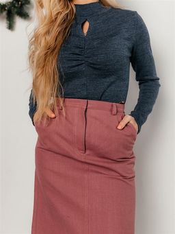 Джемпер полушерсть, водолазка ВОЛТРИ  фото 4