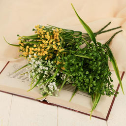 Цена за 2 шт. Букет «Молодая гортензия», 28 см, МИКС