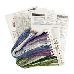 Набор для вышивания PANNA PD-7303 Подушка. Гортензия 40 х 40 см