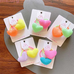 Резинки для волос Colourful hearts