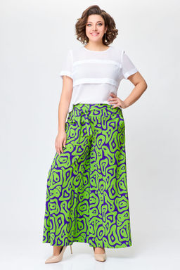 Блуза Swallow 803.2 черный+серебряный узор фото 427