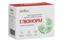 Глюнорм (фитосбор в брикетах) При диабете Алфит 1397