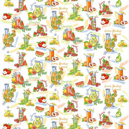 Скатерть 120х145см Лимонад, длина стола до 105см, на 4 персоны, хлопок Комфорт 171г/м2, упаковка классическая, пакет ПВХ 28х41см, Домашняя мода (Россия)  фото 2