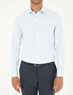 A__k Mavi Slim Fit Uzun Kollu G_mlek - Pierre cardin фото 6