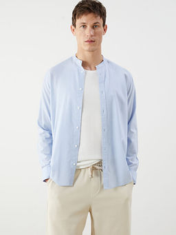 Rahat Kal?p Hakim Yaka Uzun Kollu Erkek G?mlek