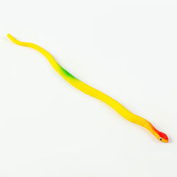 Цена за 15 шт. Резиновая игрушка «Змея. Ужик», 18 см, цвета МИКС