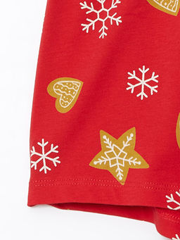 Beli Lastikli Bask?l? K?z ?ocuk Pijama ?ort - Waikiki фото 3