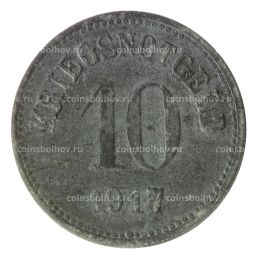10 пфеннигов 1917 года Германия  Нотгельд (Фюрт)