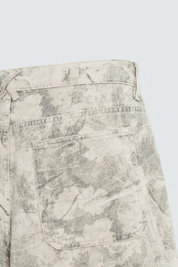 ABSTRACT PRINT RELAXED FIT BERMUDA SHORTS - Zara фото 13