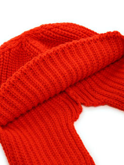 Шапка жен. шерсть+акр LB-BR55037 orange - Labbra фото 4