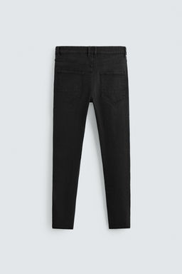 JEANS SKINNY FIT CROPPED / Negro - Zara фото 7