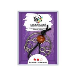 DELFBRICK DLM-28 Головоломка металлическая 1 шт Инь-Ян 4 элемент