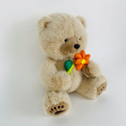 Мягкая игрушка Мишка с цветочком 32 см (арт. 22112/32) - Storyland фото 5