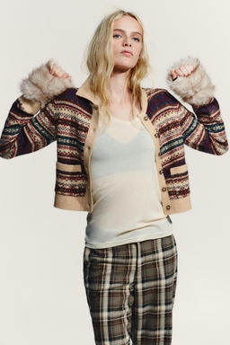 JACQUARD CARDIGAN - Zara фото 7