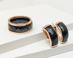 Комплект Кольцо и Серьги