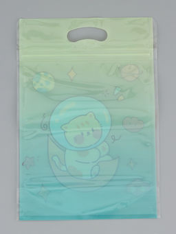 Цена за 50 шт. Пакет подарочный, с zip-lock застежкой, "Космическая история", 15х23 ± 1см МИКС