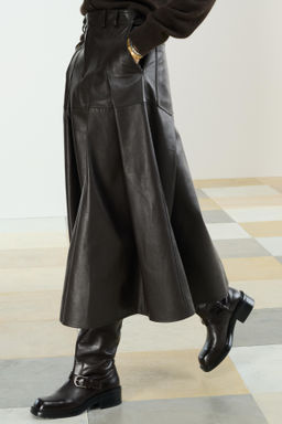 LTHR MD SKRT - Zara фото 4