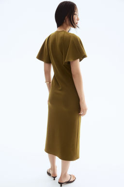 Vestido interlock con escote de pico - H&m фото 3