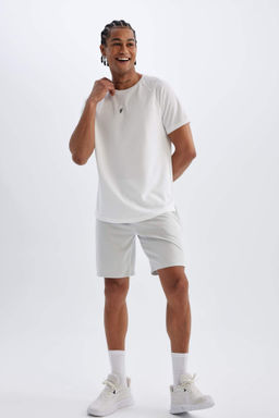 DeFactoFit Slim Fit Dar Kesim Sporcu Standart Paca Sort  фото 5