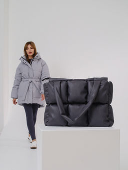 Сумка из экокожи, графит - Inzibe фото 2