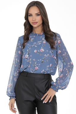 Блуза Волшебный шифон (блу) - Diolche фото 8