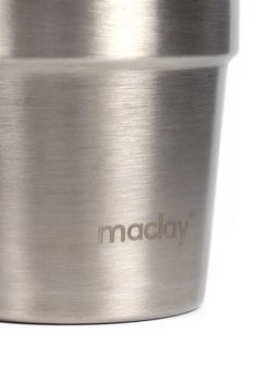 Стакан походный Maclay, 180 мл, нержавеющая сталь, двойное дно фото 11