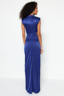 TRENDYOLMILLA Siyah Orme Uzun S?k Abiye Elbise TPRSS23AE00157 фото 5