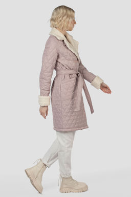 Пальто женское демисезонное(пояс) - El podio фото 6